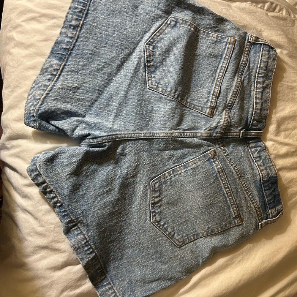Abercrombie & Fitch Light Blue Denim Shorts
